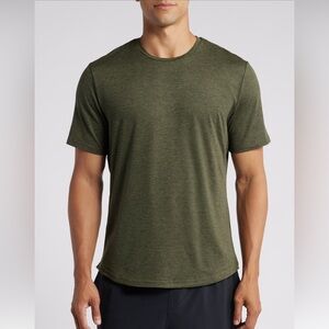 Zella Restore Men's Soft Performance T-Shirt- Olive